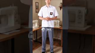 high school uniform shirt pattern design #sewing #sewingtips #sewingpattern #patternmaking