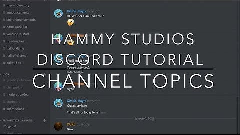 How To Channel Topics | DiscordApp | Discord Tutorial