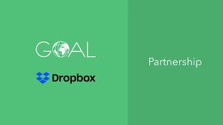 Dropbox and GOAL Partnership Launch