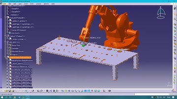 TMKU01  Automatic Generation of Planetarium Orreys and Robot Assembly. CATIA V5.