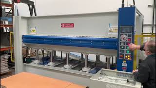 Interwood Laminating Press, Model HOP31/1550, Serial No 391G, MFD 2018,