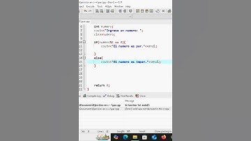 Calcular si un número es par o impar en C++ #shorts #cpp #programacion  #coding