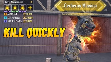 Complete Cerberus Mission Undead Siege CODM | Kill Fox Boss Faster in COD Mobile