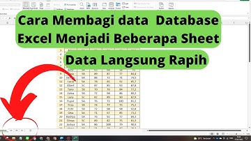 Cara Mudah Membagi Data Pada Database di Excel Menjadi Beberapa Sheet Kecil Update - EDU TECHNOLOGY