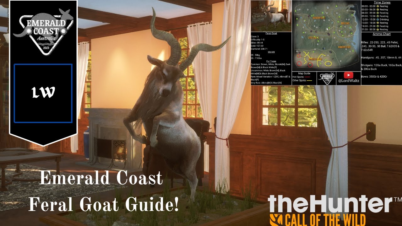 [2025/26] Feral Goat Guide Emerald Coast - Thehunter Call of the Wild