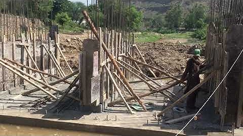 Multiple Box Culvert Walls concreting.