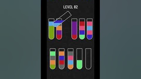 Water sort puzzle level 82