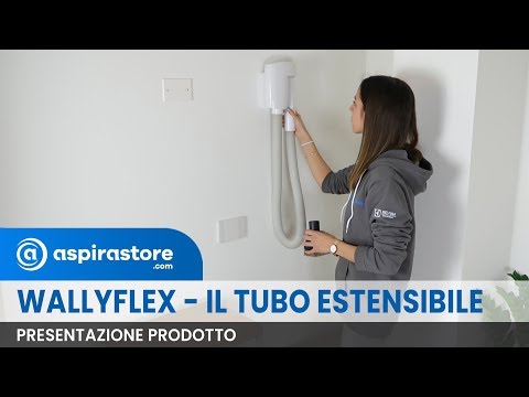 Come funziona Wallyflex - Il tubo estensibile per aspirapolvere centralizzato