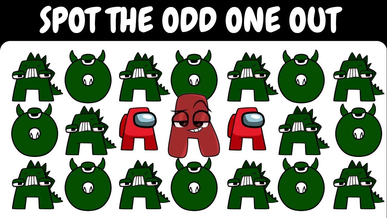 Alphabet Lore Quiz | Spot The Odd One Out | Find Three Difference | Solve The Maze | ABC