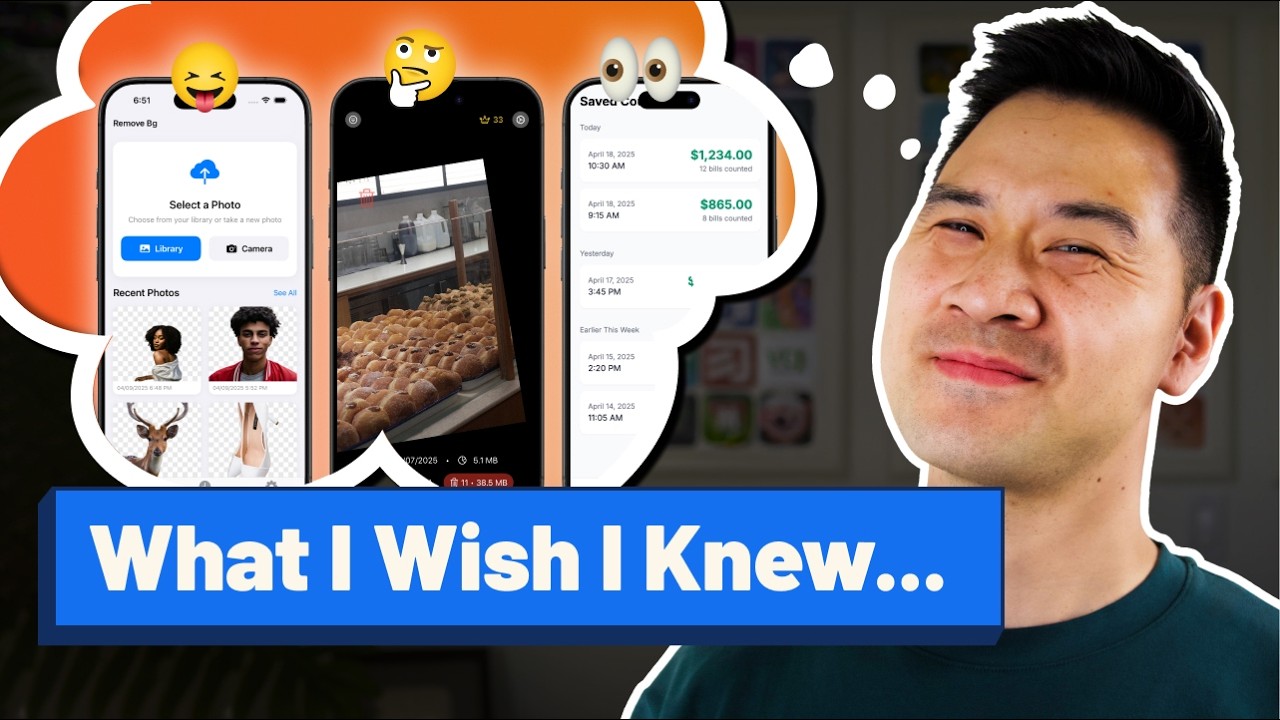 What I Learned After Launching 3 Apps (10 hard earned lessons) - YouTube