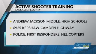 Active shooter training underway in Lancaster
