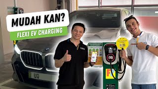 Syazuwan Hassan Try EV Charger for the First Time?! | Flexi EV Parking Malaysia