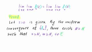 Dan Herbatschek -  Uniform Convergence and Continuity