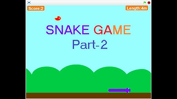SNAKE GAME | PART-2 | how to make in scratch 2.0 | VG Game Maker