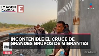 Migrantes logran cruzar a Estados Unidos por Piedras Negras