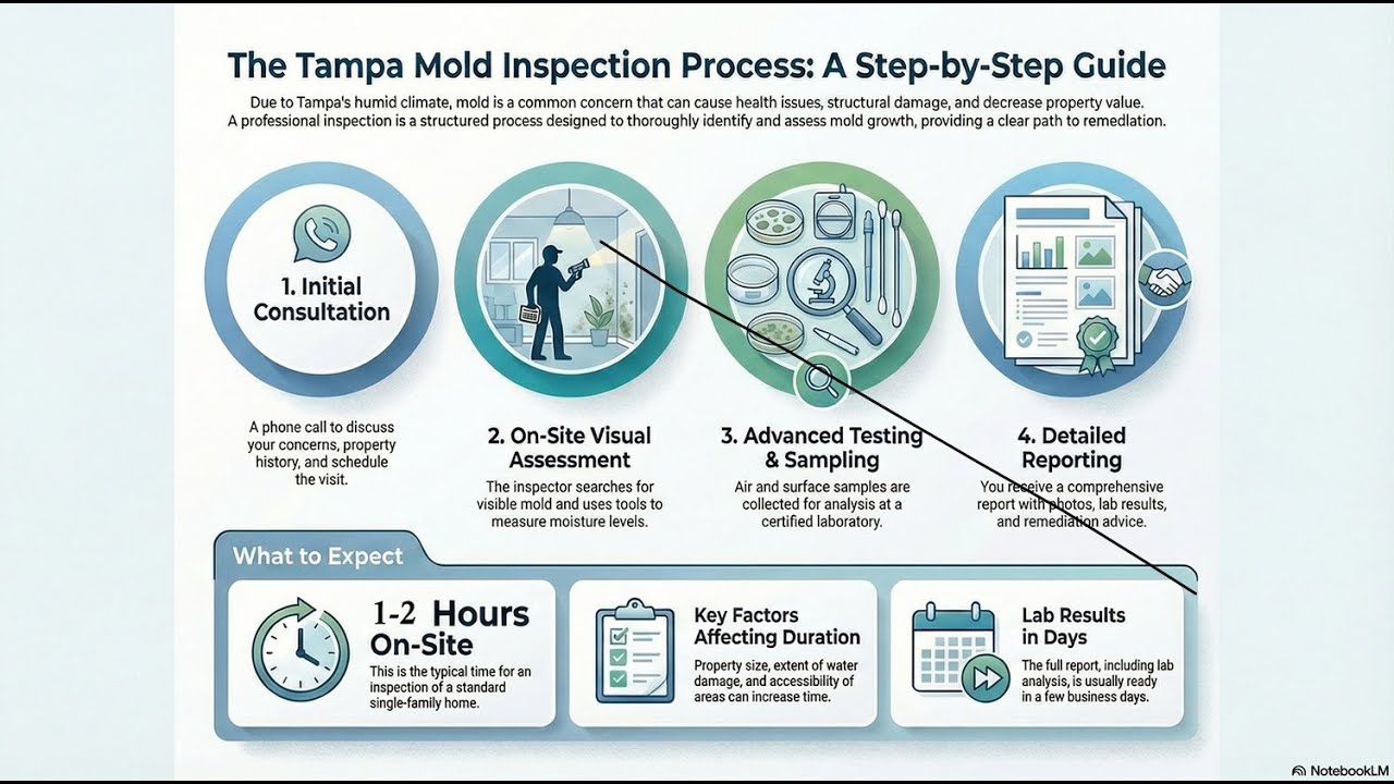 How Long Does A Typical Mold Inspection Take In Tampa? - YouTube