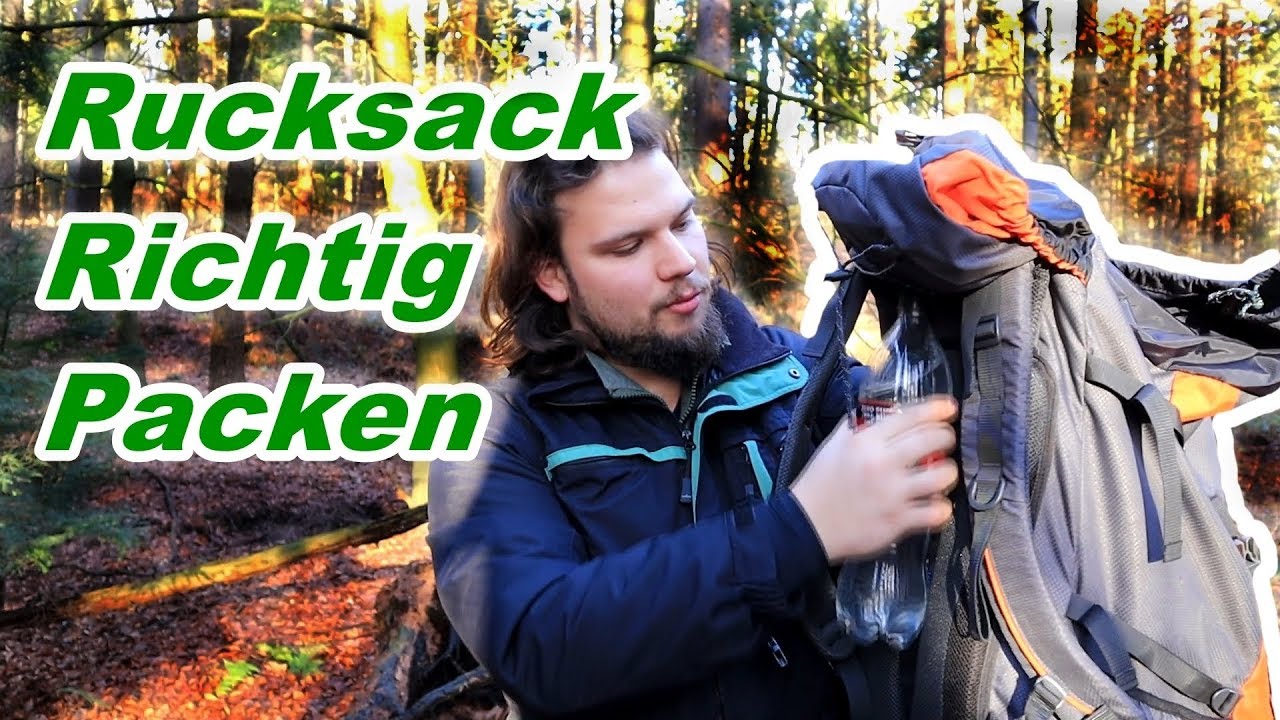 RUCKSACK RICHTIG PACKEN ⚠️ Wanderwissen | Bushcraft Camping Survival Trekking Pfadfinder Festival