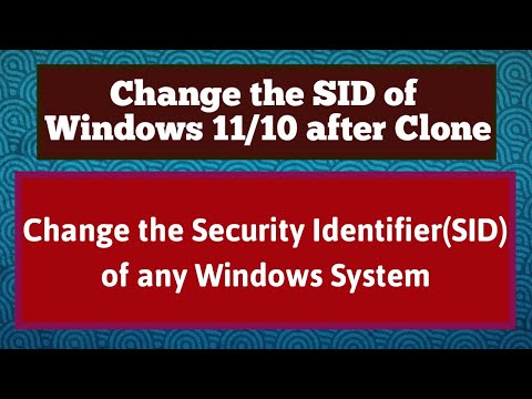 Change Security Identifier (sid) on Windows 10 | Change SID windows 10 Without Sysprep | Change SID