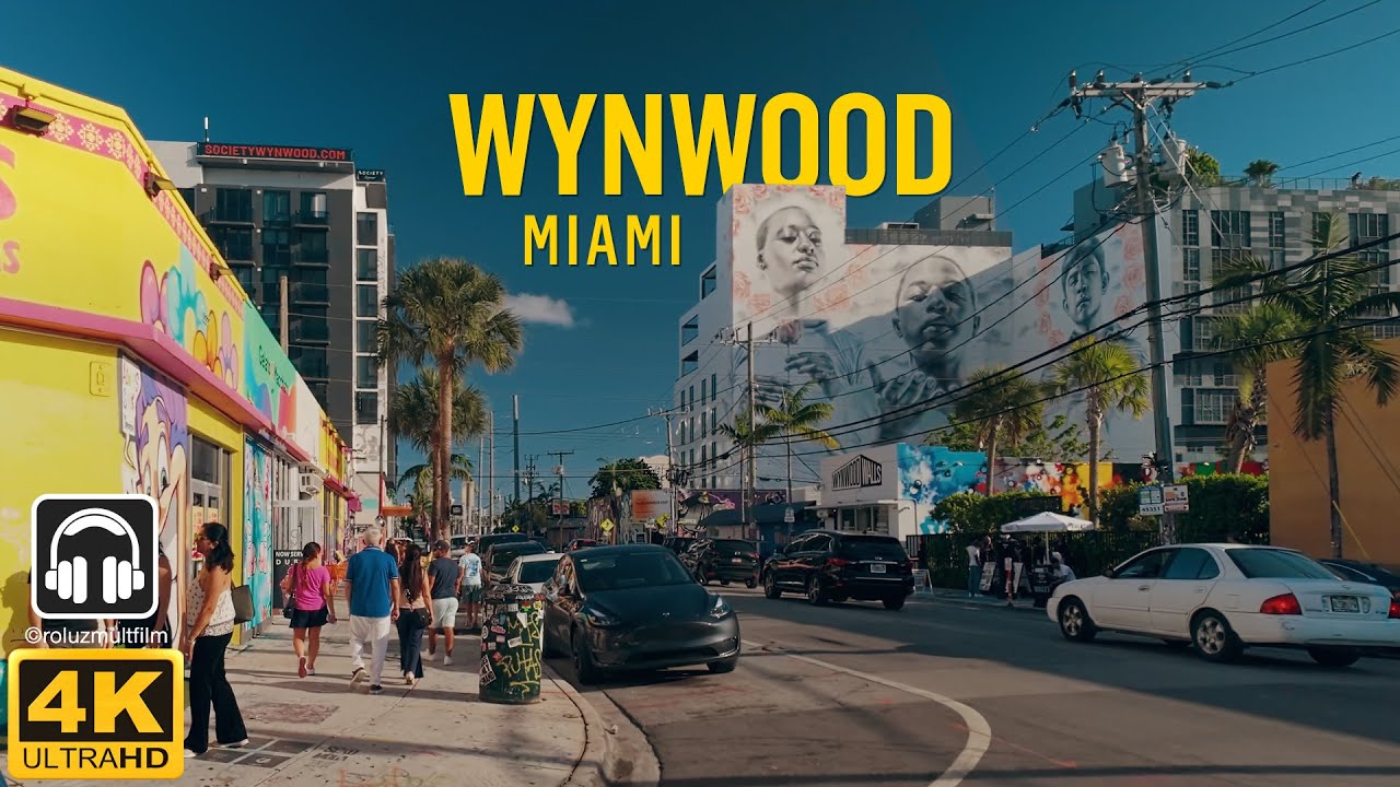 WYNWOOD Miami Art District 4K Walking Tour – Street Art & Murals [4K]