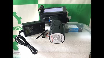 Máy in date cầm tay YD 2 kết hợp băng tải - Máy in date nhãn, chai, lọ