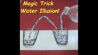 Neat water trick illusion