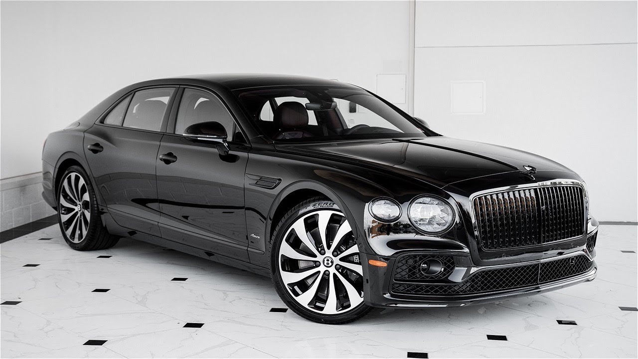 Black Crystal on Cricket Ball 2023 Bentley Flying Spur Azure YouTube