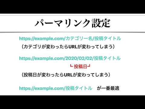 パーマリンク設定　　ワードプレス「Wordpress」でブログ構築をしよう！始め方・使い方の基礎