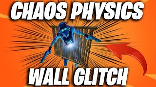FORTNITE ( NEW ) WALK THROUGH BUILDS GLITCH ( CHAOS PHYSICS ENGINE ) FAZE EXPLOIT