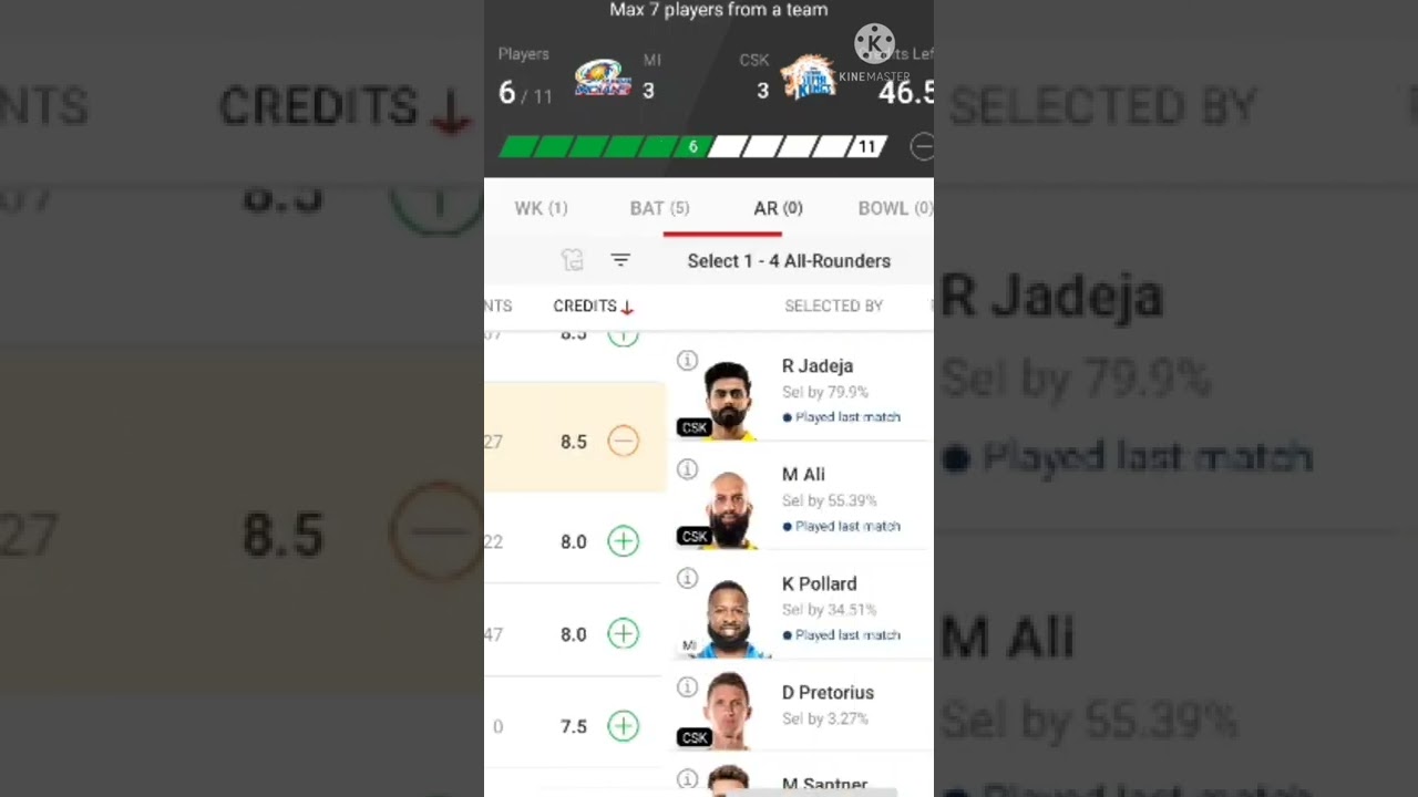 TEAM RANK #1 MI VS CSK BEST TEAM PREDICTION | DREAM 11 2022 | TATA IPL 2022