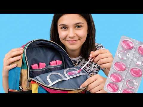 FUNNY WAYS TO BRING YOUR CANDIES ANYWHERE ! Genius Foods Hacks And Tricks By 123 GO!