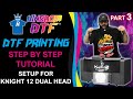 How to Install Fixers for Roll &amp; Prime Inks on Dual Head DTF Printers - Step by Step (PART 3)