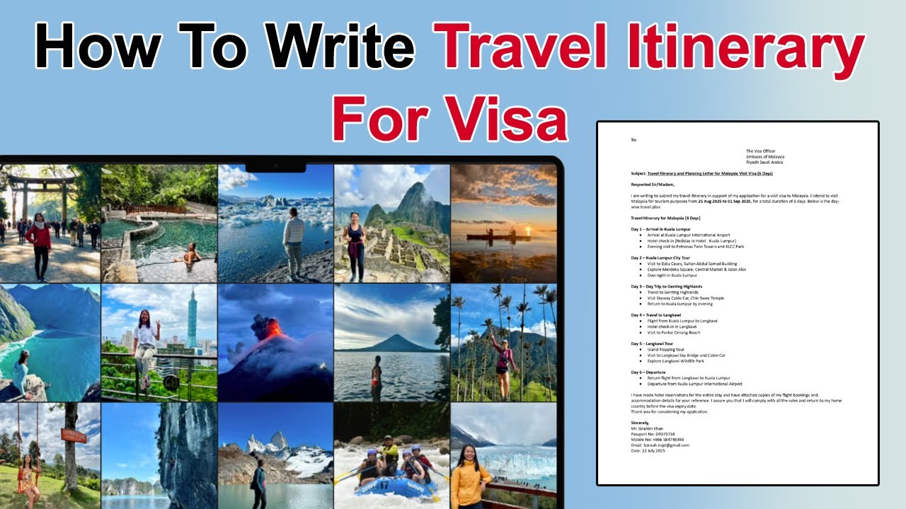 A Copy of Your Foreign Travel Itinerary: Essential Tips for Safe Travel