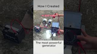 How I Created The Most Powerful Generator #Shorts