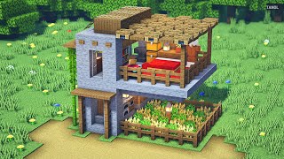 ⚒️ Minecraft | How To Build a Beginner Survival Stone House