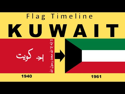 Flag of Kuwait : Historical Evolution (with the national anthem of Kuwait)