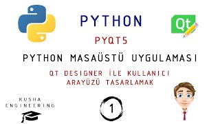 PYTHON MASAÜSTÜ UYGULAMASI // PYQT5 İLE KULLANICI ARAYÜZÜ TASARIMI // QtDesigner