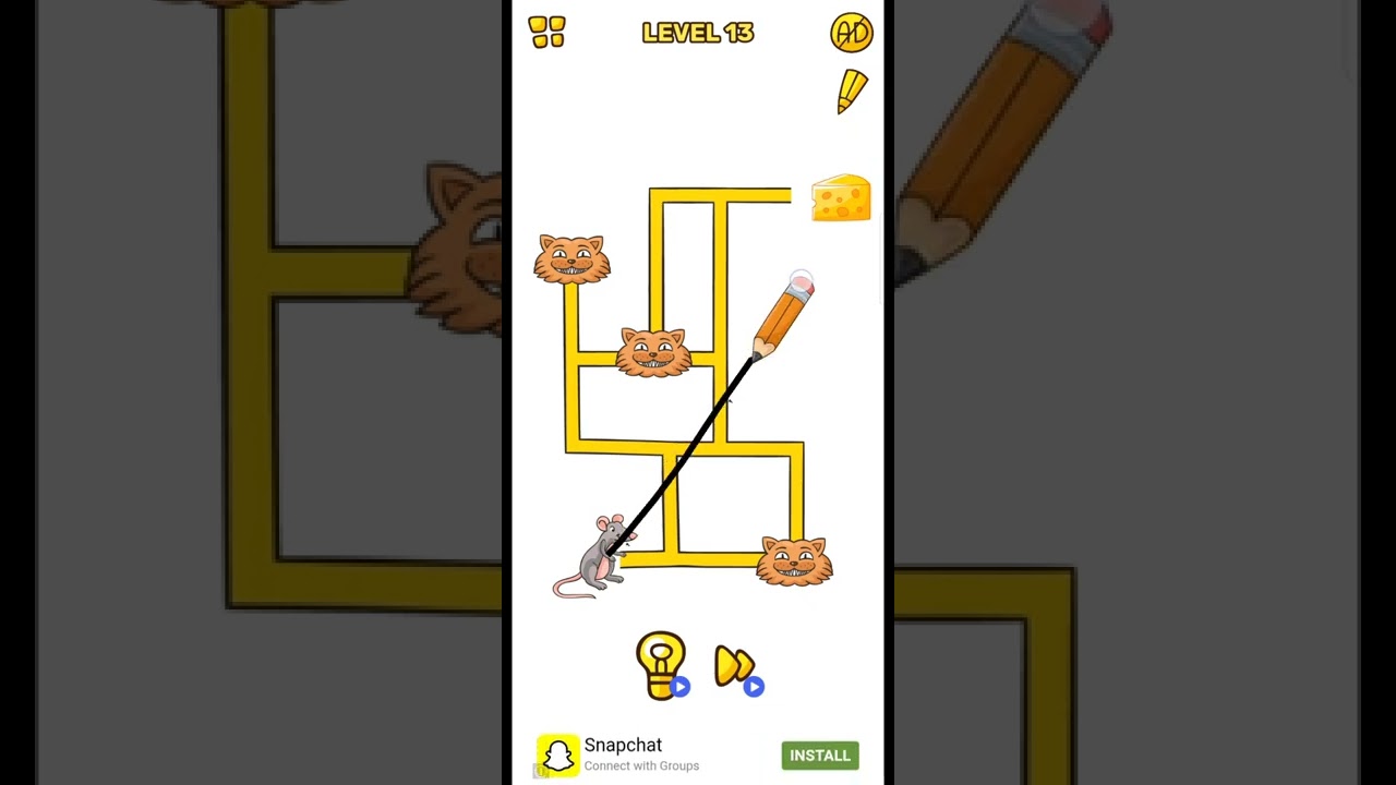 TRICKY Lines Levels 13 Draw The part walkthrough