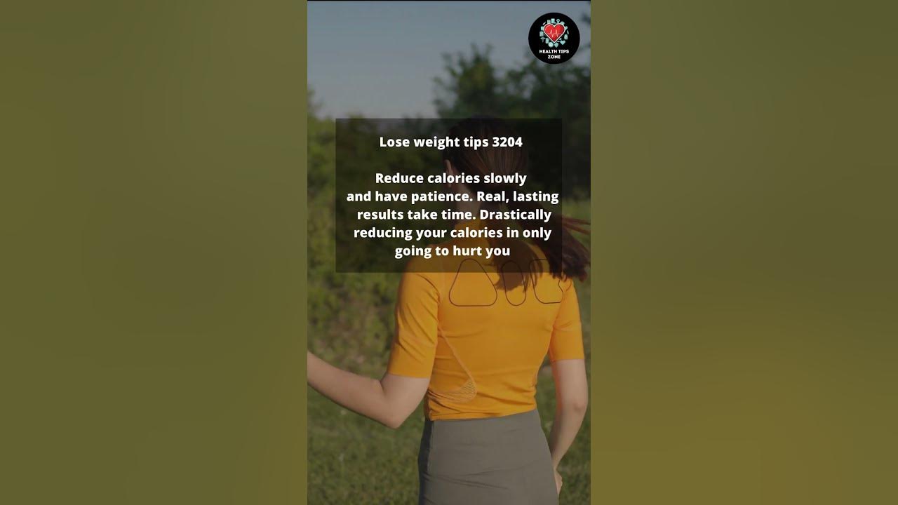 tips-to-lose-weight-by-lowering-calories-slowly-shorts-youtube