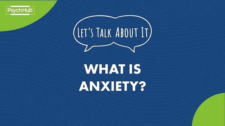 #LetsTalkAboutIt...  What is Anxiety?