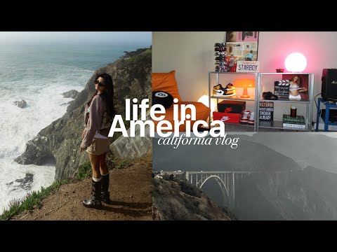 California vlog | life in America, moving out, getting new furniture, travel, chill vlog 🍒