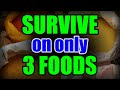 Stockpile only 3 foods to survive  why this is all you need