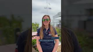 Ellie Driver at the 50th Rolex Fastnet Race