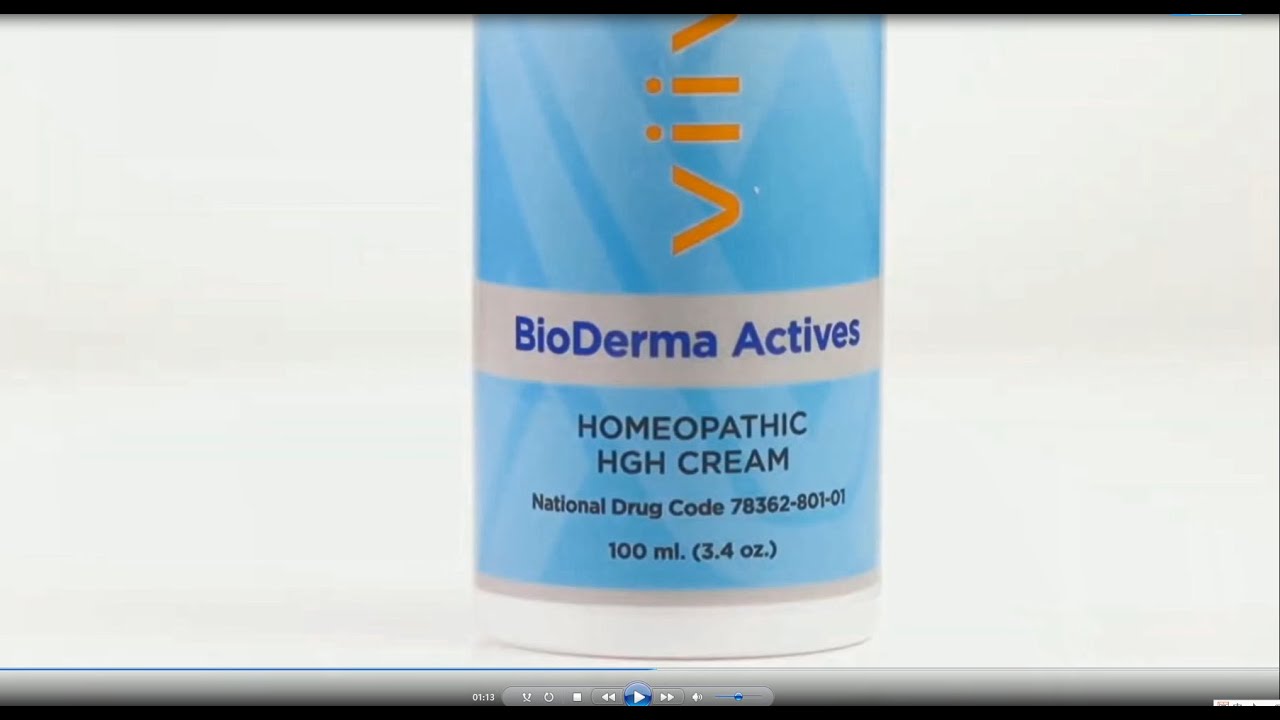 Viiva Bioderma Actives Homeopathic HGH Cream 2 minutes - YouTube