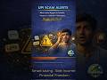 UPI Scam Alerts + The Golden Rule
