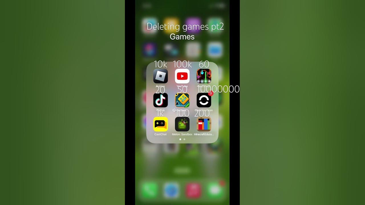 Deleting apps part 2 youtube