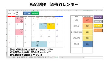 Excel VBA プログラミング 実習発表 カレンダー課題