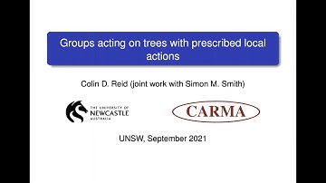 Colin Reid - Groups acting on trees with prescribed local actions
