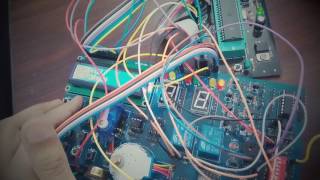 Relay- DC motor- opto-coupler - Atmega32