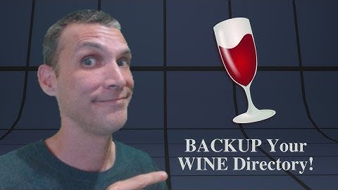Backup Your WINE Directory