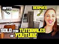 REFORMO la COCINA de MI NUEVA CASA con TUTORIALES DE YOUTUBE Y el cambio es BRUTAL |  CECI Dover